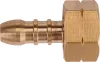 YATO Gáztömlő csatlakozó propán-bután palackhoz, 3/8” balmenet, 9–10 mm-es tömlőhöz (YT-36802)