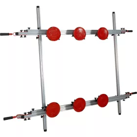   YATO KÉZI ÜVEGTARTÓ SZÁLLÍTÓ ÁLLVÁNY 6 TAPADÓ TAPPANCCSAL 1600 X 3600 MM (YT-37091)