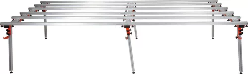 YATO ALUMÍNIUM MUNKAASZTAL munkalapokhoz (csemperakó asztal) 1400 x 3600 mm (YT-37101)