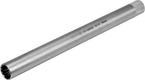 YATO Gyertyadugó mágneses, vékonyfalú kivitelben, 16 mm, 3/8”, 250 mm (YT-38522)