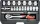 YATO Dugókulcs készlet 22 részes 3/8" 6-22 mm~ (YT-38561)
