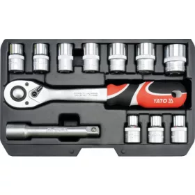   YATO Dugókulcs készlet 12 részes 1/2": 10-24 mm (YT-38671)