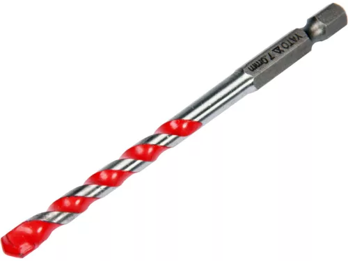 YATO Többcélú univerzális fúrószár 6,0 mm (fém, beton, csempe, fa), 1/4" HEX befogás (YT-44784)