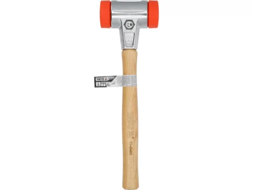 YATO Térkövező kalapács UPE fejjel és hickory nyéllel, 50 mm, 830 g (YT-45482)