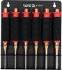 YATO Csapszegkiütő készlet 3–8 mm, 6 részes, 180 mm, CrV 6150 acél, titán bevonattal (YT-47138)