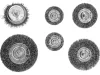YATO Csapos körkefe és fazékkefe Inox készlet 6 részes (YT-47593)