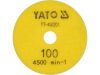 YATO TÉPŐZÁRAS GYÉMÁNT CSISZOLÓ ÉS POLÍROZÓKORONG 100 MM / P100 VIZES/SZÁRAZ (YT-48201)