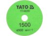 YATO TÉPŐZÁRAS GYÉMÁNT CSISZOLÓ ÉS POLÍROZÓKORONG 100 MM / P1500 VIZES/SZÁRAZ (YT-48205)