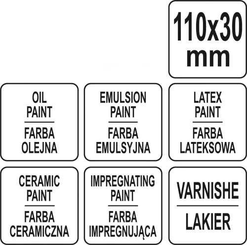 YATO Tapéta kefe E30X110 (YT-54640)