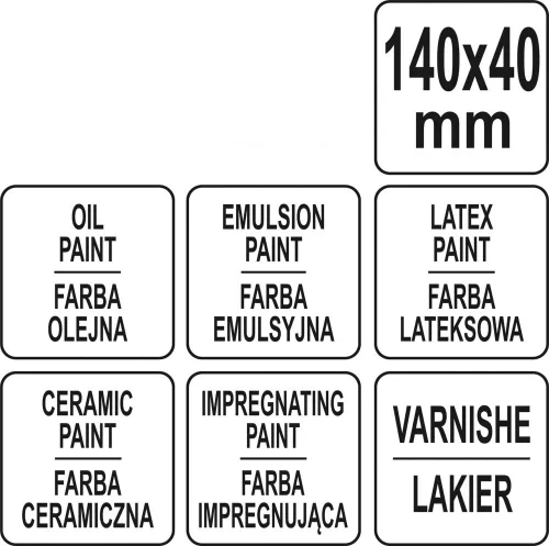 YATO Tapéta kefe E40X140 (YT-54641)
