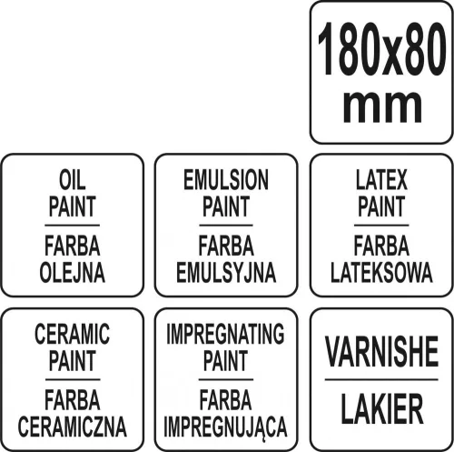 YATO Szakmai Ecset E80X180 (YT-54651)