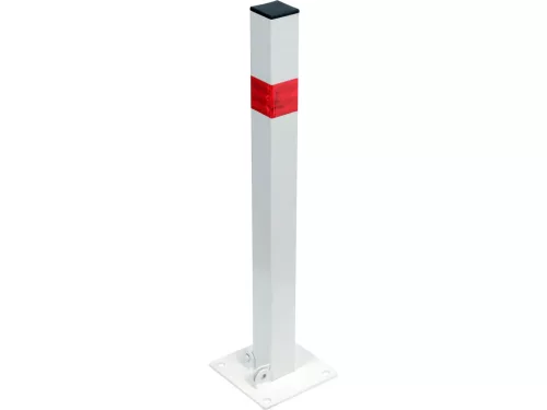 YATO Parkolóhely lezáró oszlop, lehajtható és lakatolható, 600 mm, lakat nélkül (YT-55757)