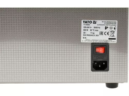 YATO ULTRAHANGOS ALKATRÉSZMOSÓ 30L (YT-55803)