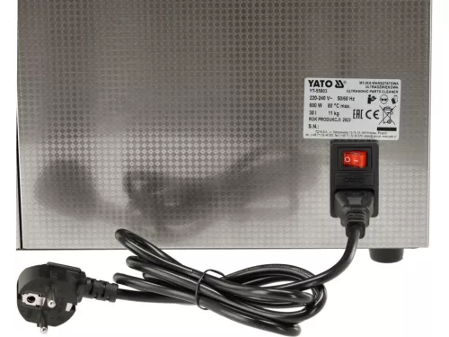 YATO ULTRAHANGOS ALKATRÉSZMOSÓ 30L (YT-55803)