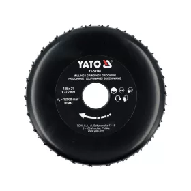   YATO Rotációs ráspoly fűrésztárcsa ( fa-gipszkarton reszelő korong )  sarokcsiszolóra 125 mm (YT-59146)