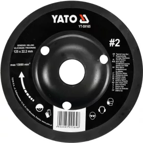 YATO Kúpos Ráspolykorong durva #2 125 mm (YT-59165)