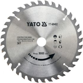 YATO Fűrésztárcsa folytonos 180/36T/20mm (YT-60482)
