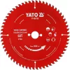 YATO PTFE-bevonatú keményfémlapkás körfűrészlap fához, 185 × 20 mm, 60 fog (YT-608736)