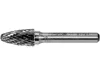 YATO Keményfém rotációs maró fémhez, kúpos, 10 mm, 6 mm-es szárral (YT-61724)
