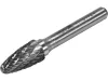 YATO Keményfém rotációs maró fémhez, kúpos, 10 mm, 6 mm-es szárral (YT-61724)
