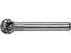 YATO Keményfém rotációs maró fémhez, gömbfejű, 10 mm, 6 mm-es szárral (YT-61725)