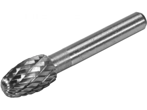 YATO Keményfém rotációs maró fémhez, ovális, 10 mm, 6 mm-es szárral (YT-61727)