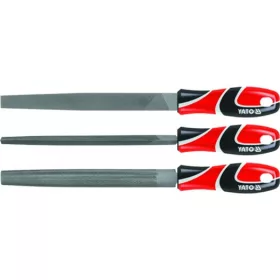   YATO Fémreszelő készlet T12 szerszámacélból, 250 mm, 3 részes (YT-6237)
