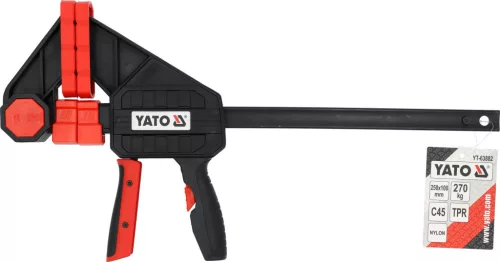YATO Gyorsszorító 250 × 100 mm, 270 kg szorítóerővel (YT-63882)