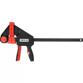   YATO Gyorsszorító 300 × 100 mm, 270 kg szorítóerő, egykezes, C45 acél sín (YT-63883)