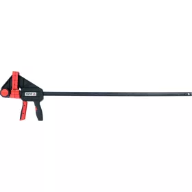   YATO Gyorsszorító 750 mm, 270 kg szorítóerő, 100 mm pofamélység, C45 acél sín (YT-63886)