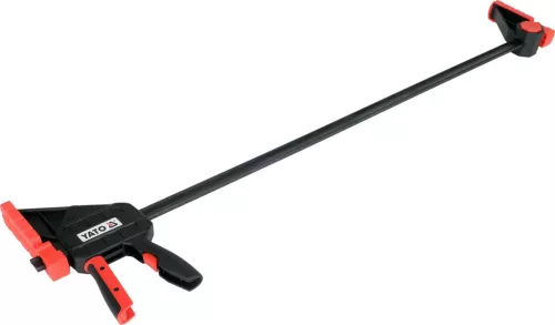 YATO Gyorsszorító 900 mm, 270 kg szorítóerő, 100 mm pofamélység, C45 acél sín (YT-63887)