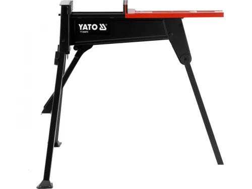 YATO Lábbal működtethető mobil satu 0–955 mm, 10 kN szorítóerő, 300 kg terhelhetőség (YT-64970)