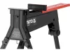 YATO Lábbal működtethető mobil satu 0–955 mm, 10 kN szorítóerő, 300 kg terhelhetőség (YT-64970)
