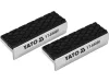 YATO Puha mágneses satupofa alumínium testtel és gumibetéttel, 75 × 30 × 10 mm, 2 db (YT-65000)