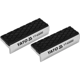   YATO Puha mágneses satupofa alumínium testtel és gumibetéttel, 75 × 30 × 10 mm, 2 db (YT-65000)