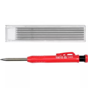   YATO FÉMHÁZAS ÁCSCERUZA TÖLTHETŐ 150 MM + 6 DB BETÉT (YT-69290)