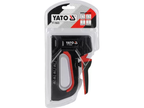 YATO Kárpitos tűzőgép 6 funkcióval, 4–14 mm-es kapcsokhoz és 10–14 mm-es szegekhez (YT-70025)