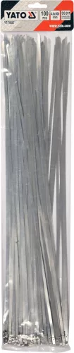 YATO Rozsdamentes acél kábelkötegelő 4,6 × 500 mm, 100 db (YT-70567)