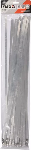 YATO Kábelkötegelő rozsdamentes acélból 8 × 500 mm, 50 db (YT-70586)