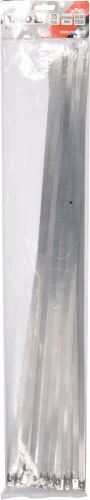 YATO Rozsdamentes acél kábelkötegelő 8 × 600 mm, 50 db (YT-70588)