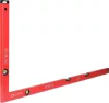 YATO Derékszög vízmértékkel 1200 × 600 mm, alumínium, 4 libella, 0,5 mm/m pontosság (YT-70749)