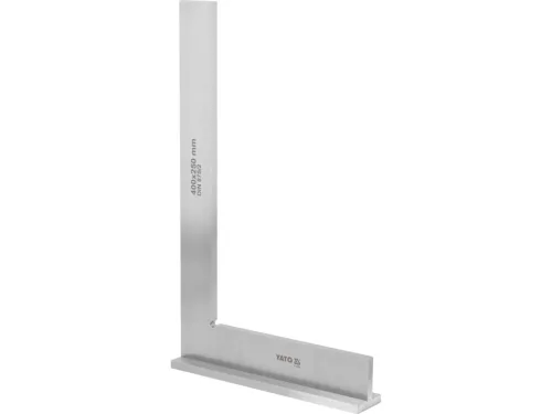 YATO Talpas lakatos derékszög méréshez és jelöléshez 400 × 250 mm, DIN 875/II (YT-70766)