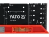 YATO Derékszög mérővonalzó 300 mm, acél testtel és beépített vízmértékkel (YT-70789)