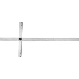   YATO Állítható alumínium derékszög 1220 × 560 mm, metrikus és hüvelykes skálával (YT-70792)