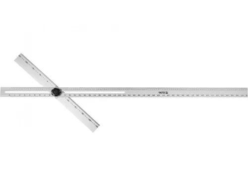 YATO Állítható alumínium derékszög 1220 × 560 mm, metrikus és hüvelykes skálával (YT-70792)