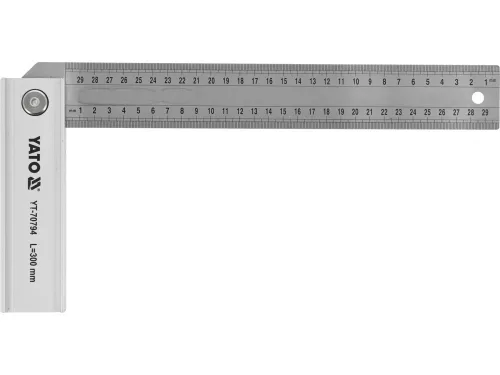 YATO Állítható derékszög 300 mm, 45° / 90° / 135°, rozsdamentes acél (YT-70794)
