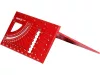 YATO Asztalos derékszög 3D kialakítással, 100 / 150 mm, 45° / 90°, Ø3–10 mm (YT-70796)