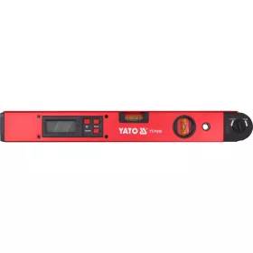   YATO Szögmérő digitális kijelzővel és vízmértékkel, 0–225°, 400 mm (YT-71010)