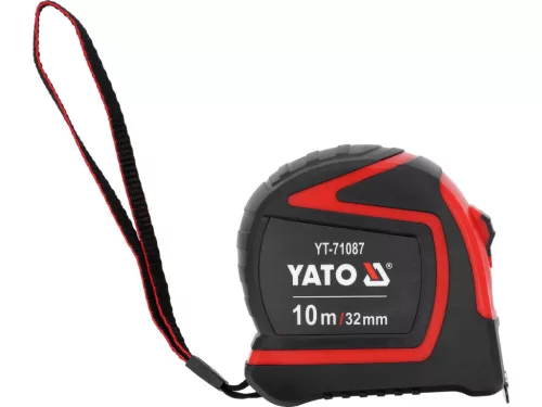 YATO Mérőszalag 10 m × 32 mm, mágneses végkampóval, II. pontossági osztály  (YT-71087)
