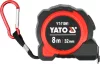 YATO Mérőszalag AUTOLOCK mechanikával, 8 m × 32 mm, 4 m-es merev kihúzással, mágneses kampóval (YT-71091)